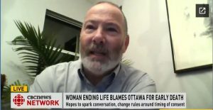 Tim Stainton Discusses MAID on CBC News